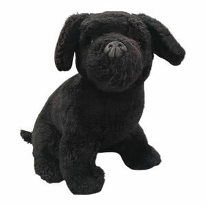 Vintage Gund Labrador Retriever Plush Realistic Dog Black 1992 Stuffed Animal